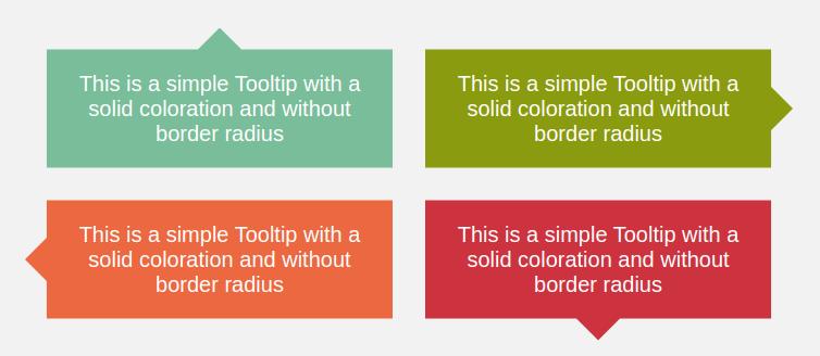 A CSS-only tooltip shape
