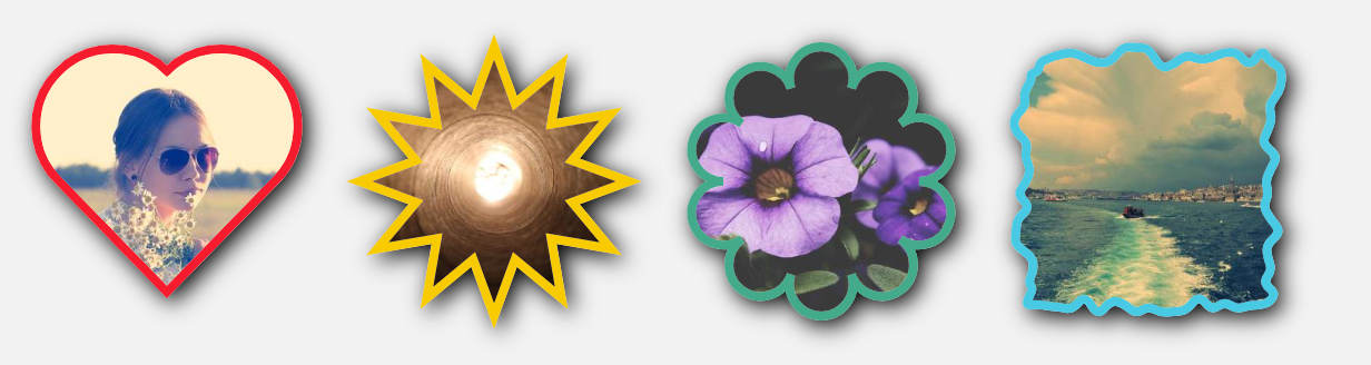 CSS-only shapes using border-shape