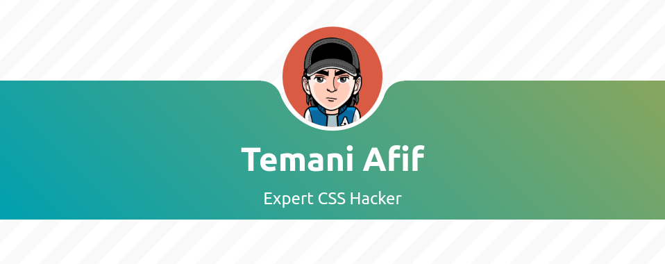 CSS only curved header with avatar