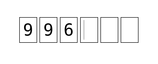 CSS-only One-Time Password field