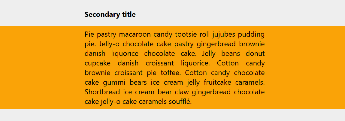 CSS-only breakout background color