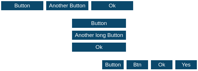 eqaul width buttons
