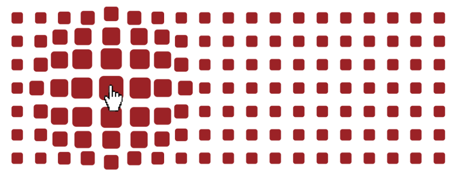 CSS-only hover proximity