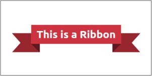 CSS ribbons