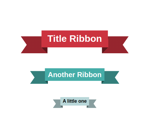 A CSS-only Ribbon